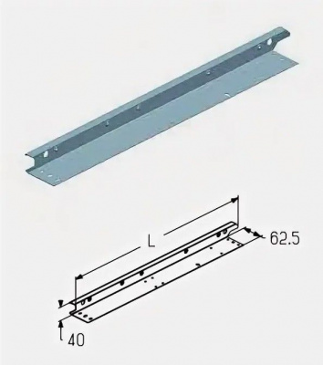 ALUTECH:  401330810 - Накладка боковая  EC-45.475R фотография