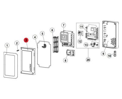 ALUTECH CUAM.03-C: Крышка для блока управления приводом распашных ворот CU-AM фотография