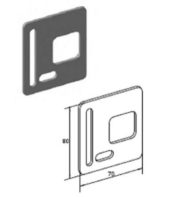 ALUTECH:406136738 - Кронштейн  LP-3009 фотография